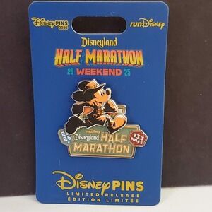 DISNEY runDisney 2025 Pin Disneyland Half Marathon Weekend Limited Release
